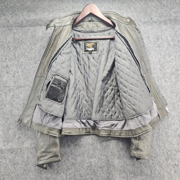 JAMIN LEATHER WOMANS MOTORCYCLE JACKET - Picture 8 of 12